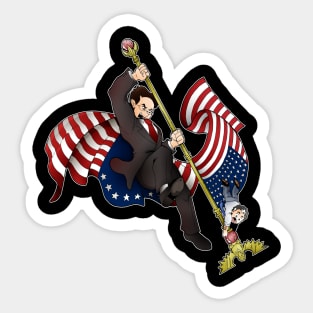 Flag Power Sticker